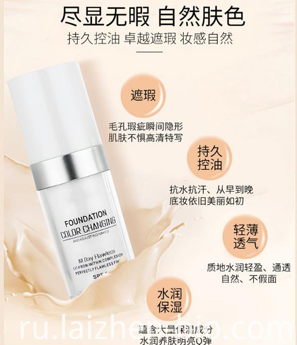 стойкая жидкая основа long-lasting liquid foundation